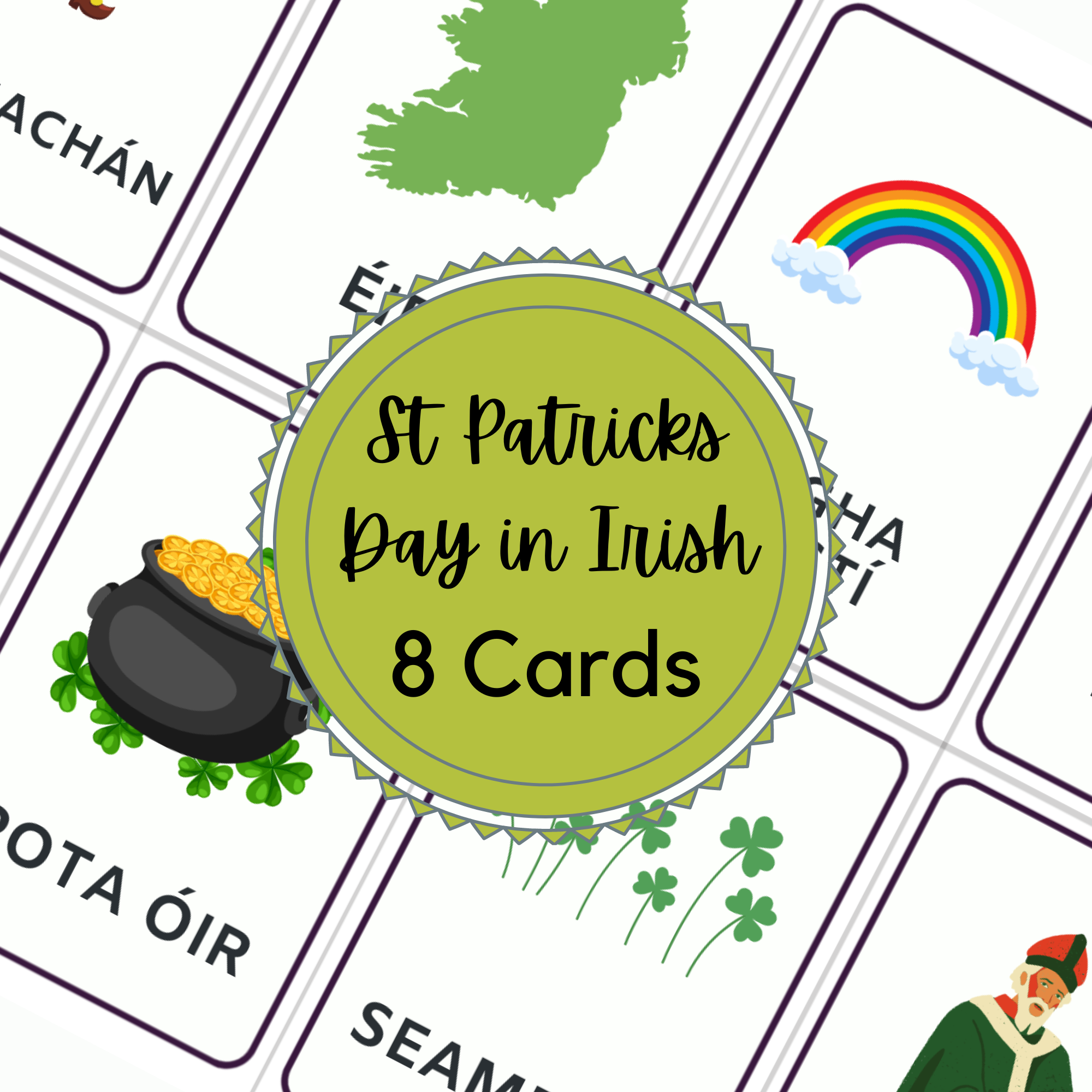 St Patricks Day Flashcards – Digital Download