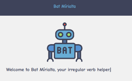 Bat Mírialta – Your irregular verb helper